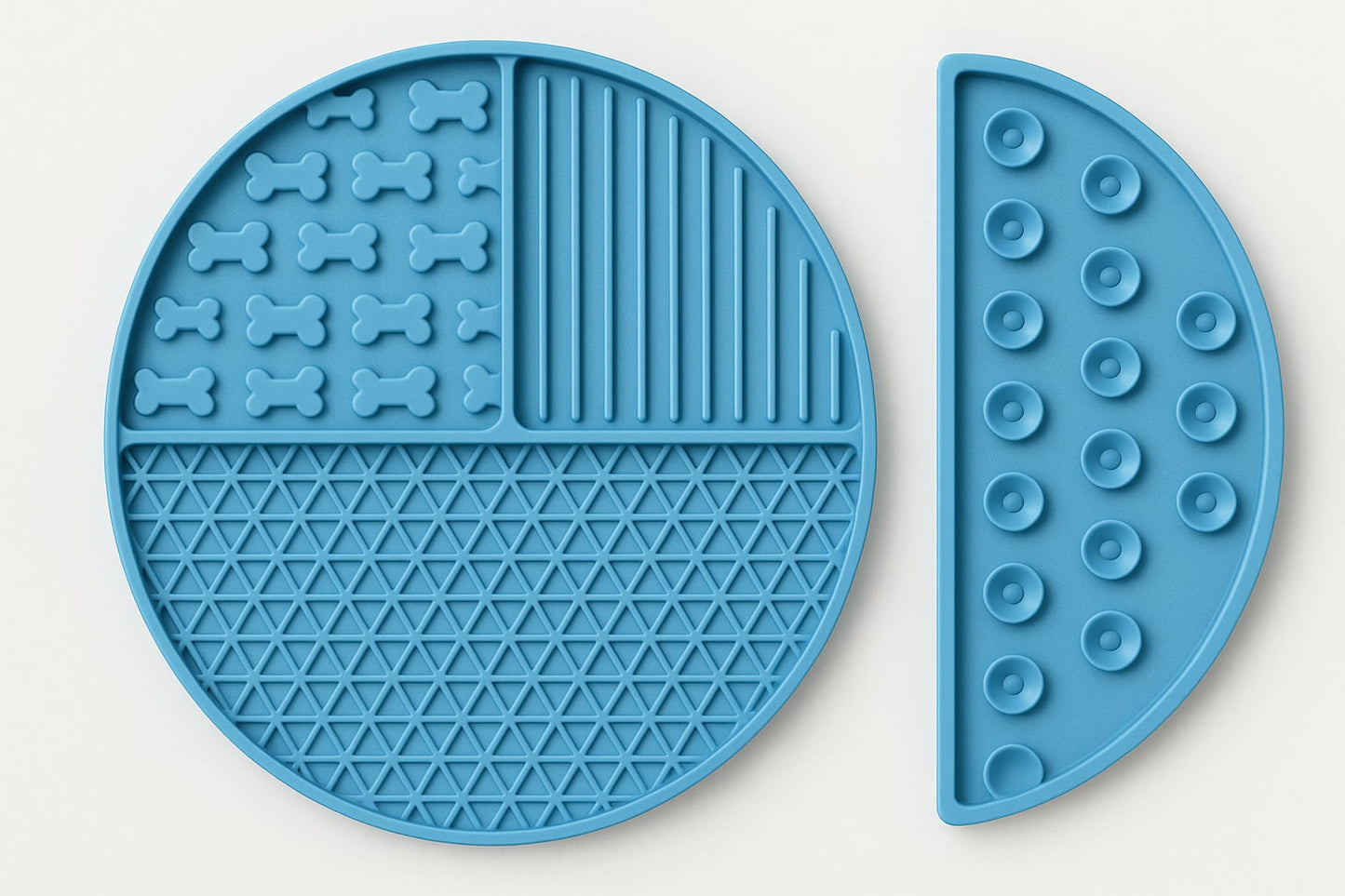 Slow Feeder Lick Mat – Anxiety Relief for Pets - Suction Cups