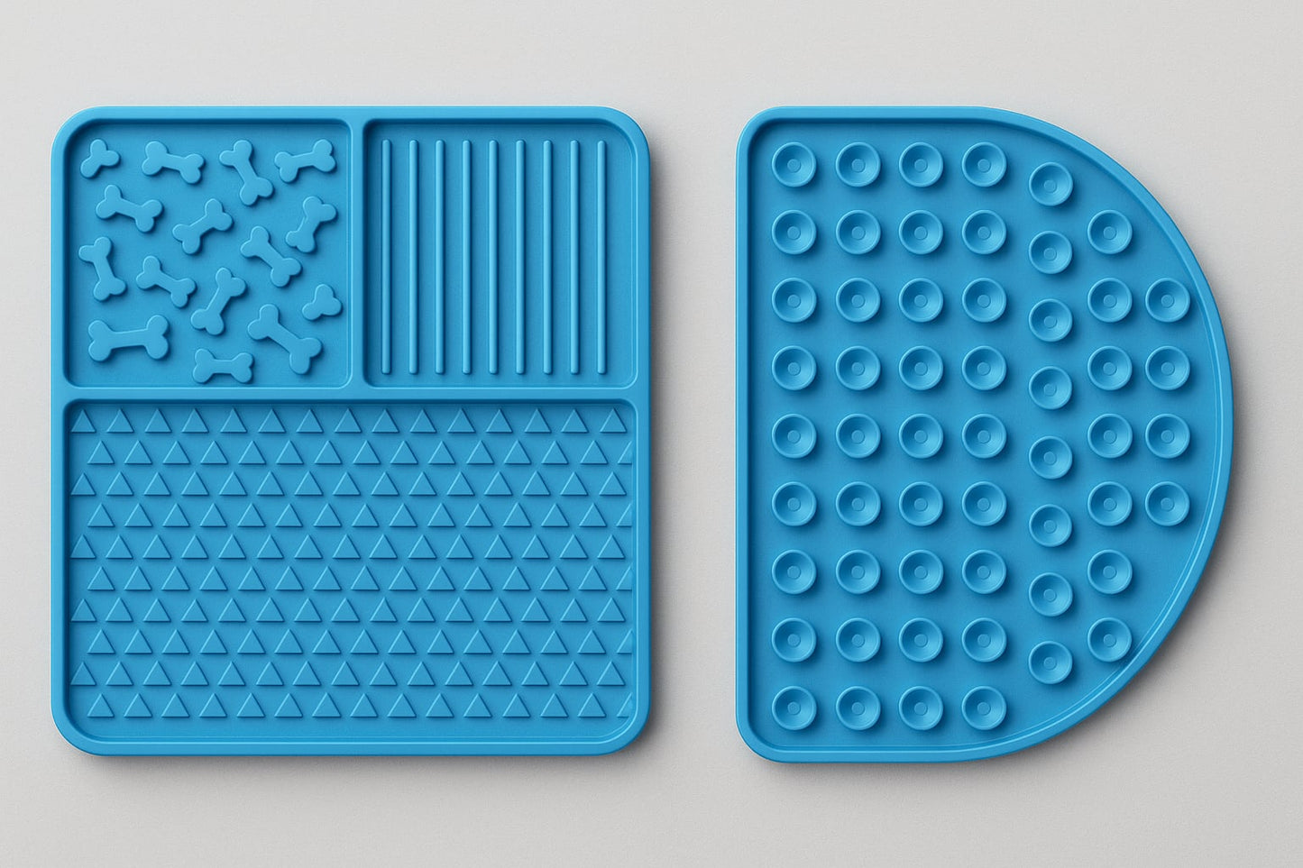 Slow Feeder Lick Mat – Anxiety Relief for Pets - Suction Cups