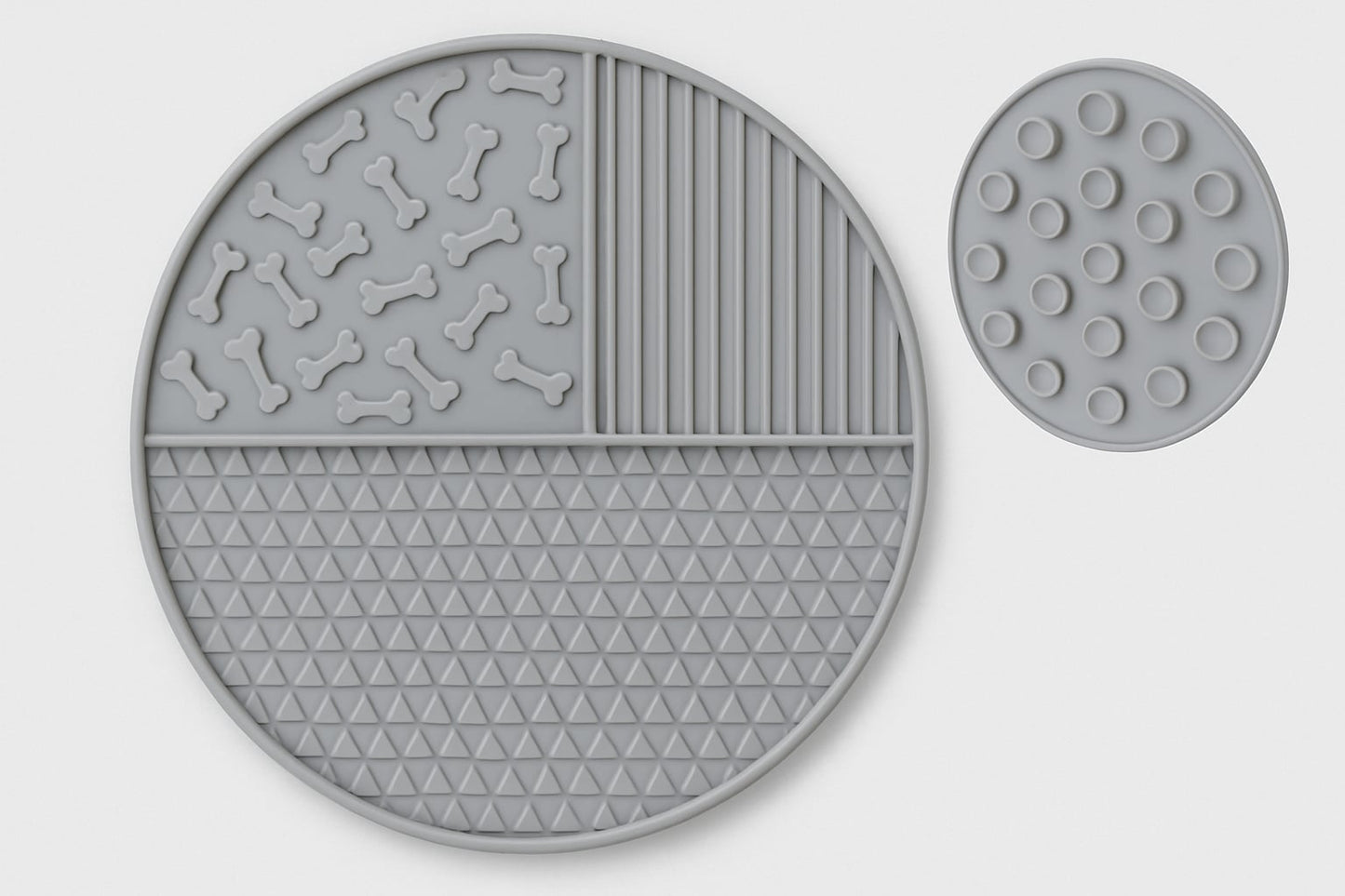 Slow Feeder Lick Mat – Anxiety Relief for Pets - Suction Cups