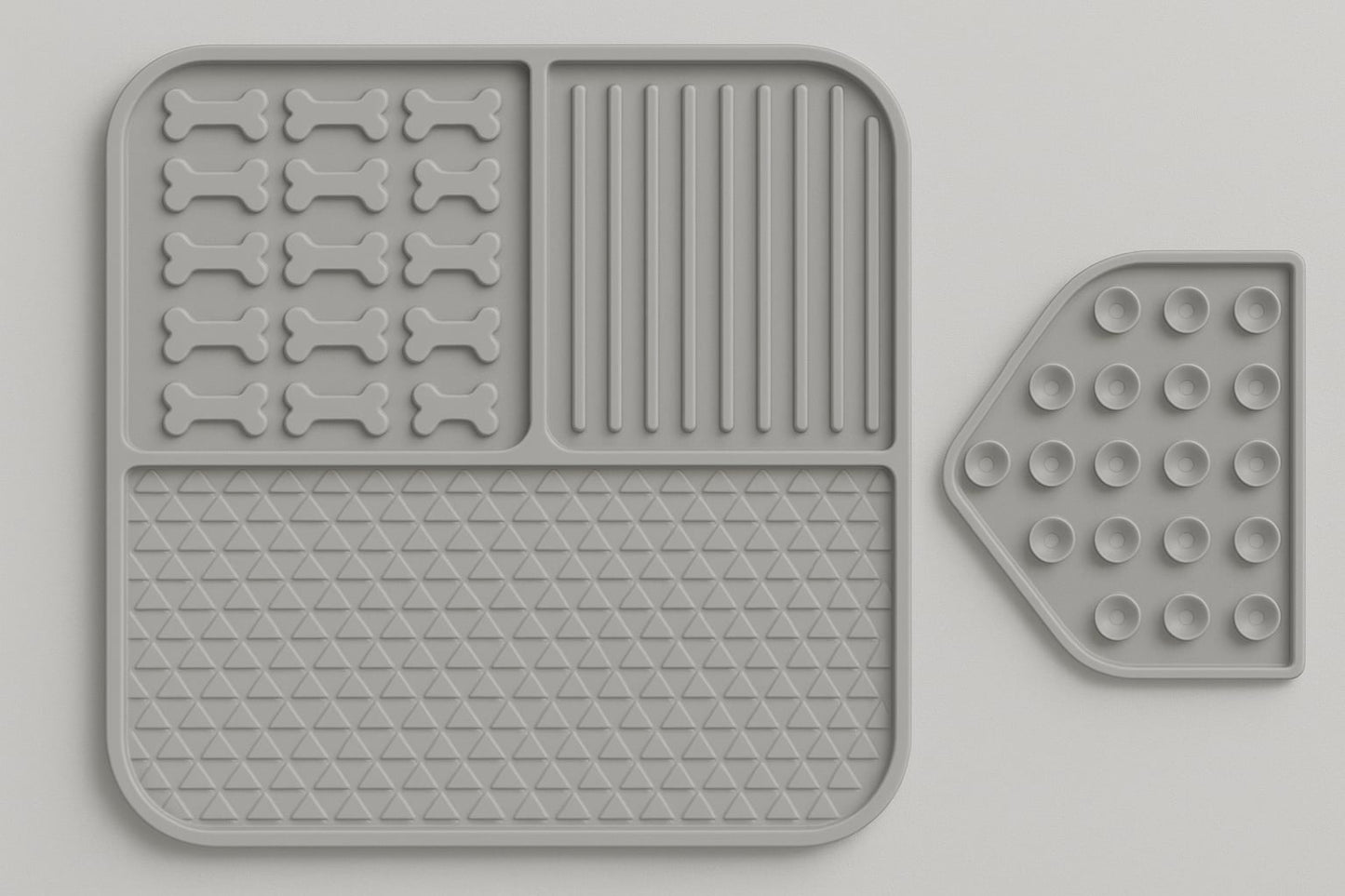 Slow Feeder Lick Mat – Anxiety Relief for Pets - Suction Cups