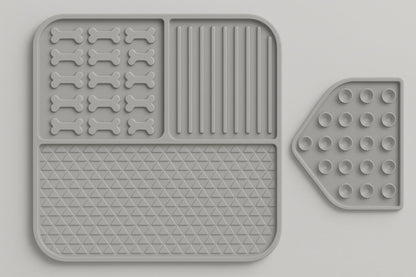 Slow Feeder Lick Mat – Anxiety Relief for Pets - Suction Cups